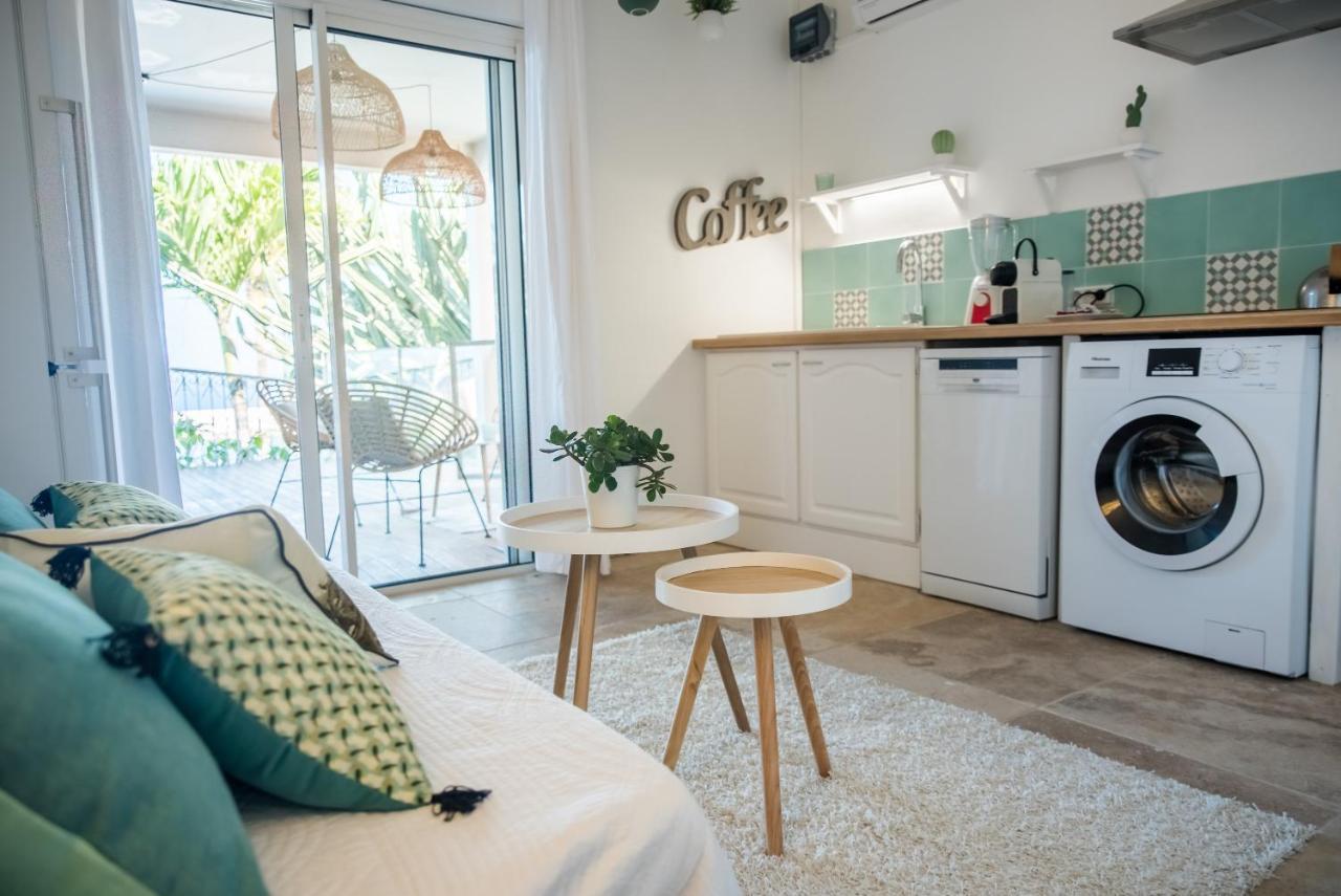 LA BOHEME, résidence de 5 appartements avec piscine, vue océan, Petite Ile Exterior foto